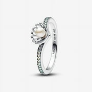 Pandora Disney Princess Ariel Shell Treated Freshwater Cultured Pearl Ring (5)